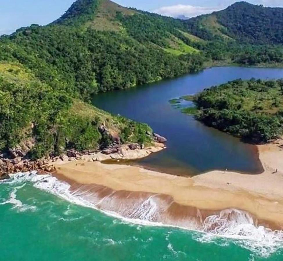 Готель Honey Moon - Vista Do Mar Na Cama. Карагуататуба Екстер'єр фото